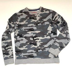 Robert Graham Camo Armor Long Sleeve T-Shirt Pullover Sweater Sweatshirt Size S